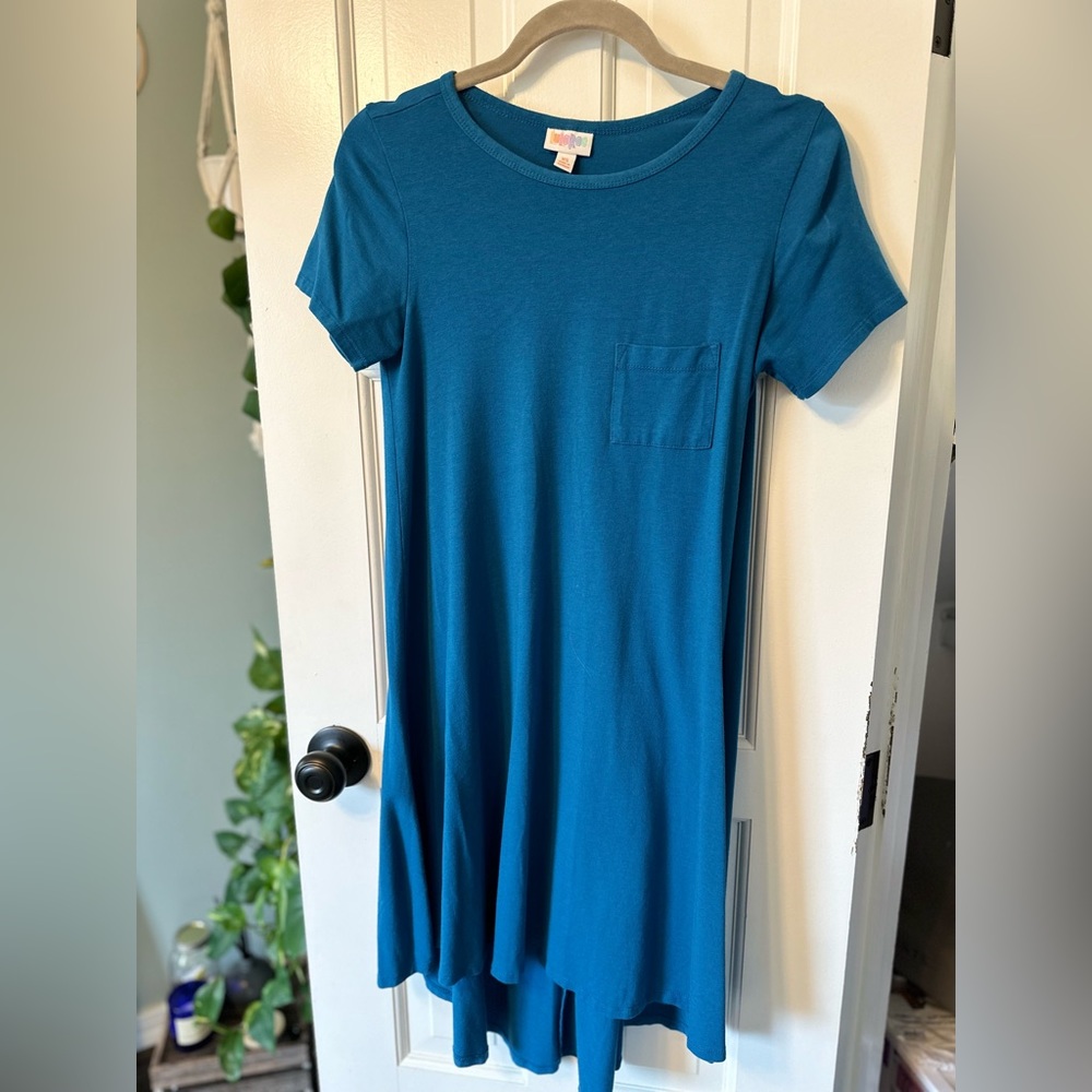 Lularoe Carly Dress - Blue XS